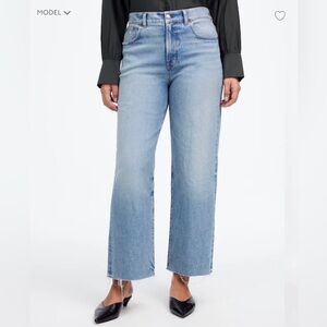 Madewell The Perfect Vintage Wide-Leg Crop Jean 32P